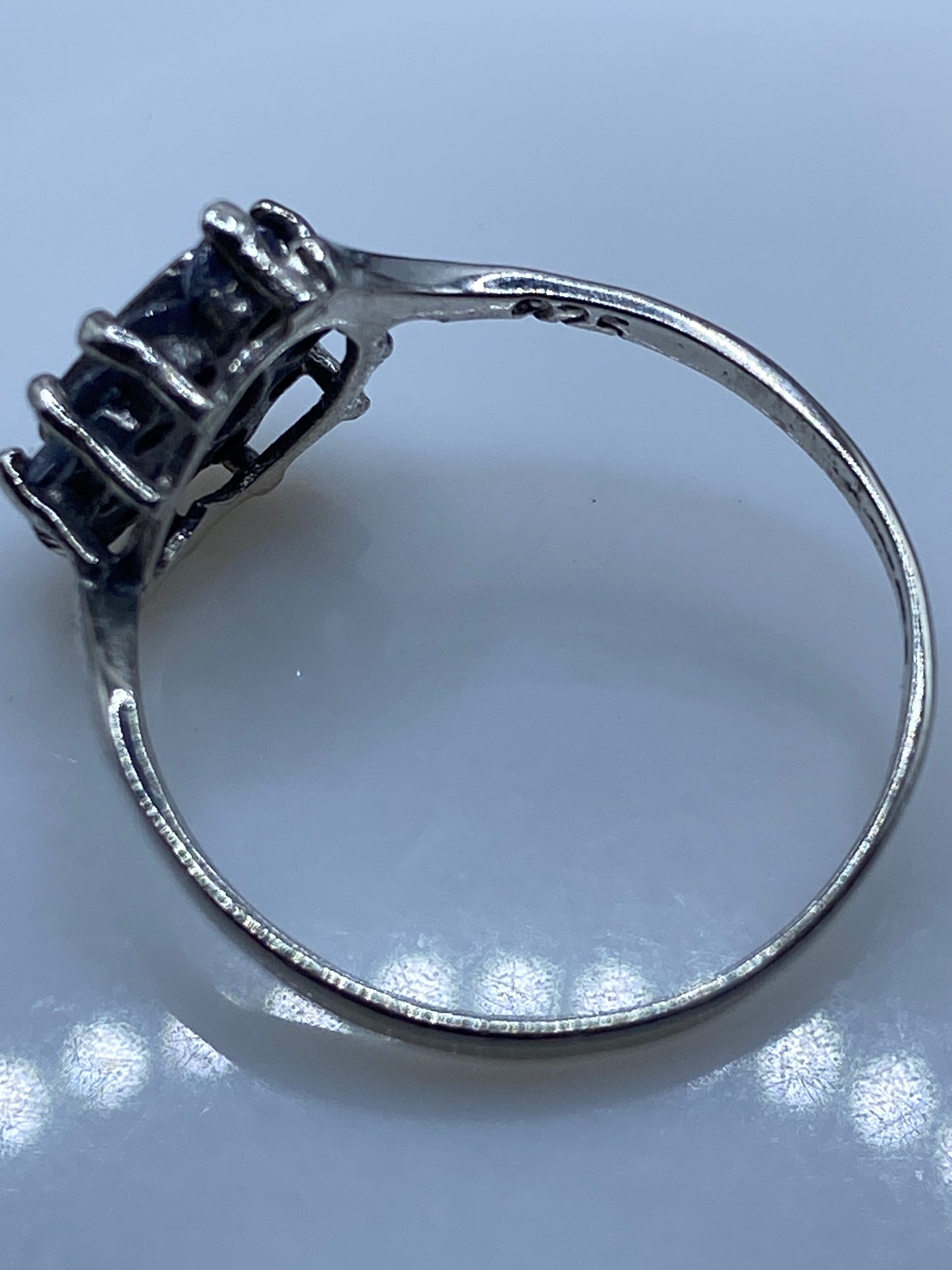 Anillo Solitario Plata Circonia — Minimalista Elegante — foto 5