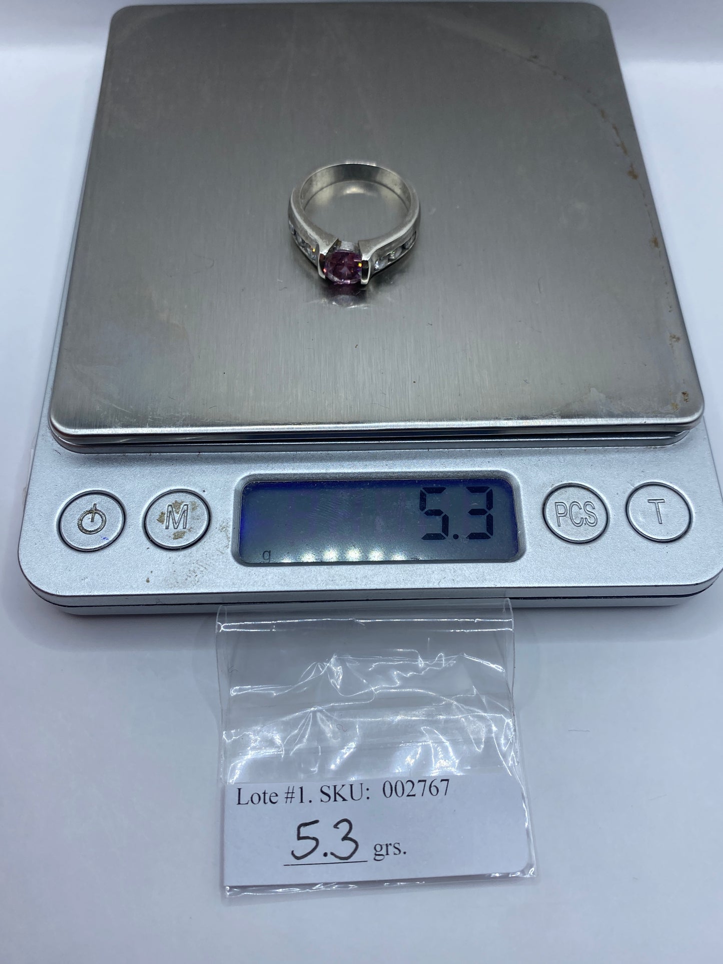 Anillo Solitario Plata Rosa con Circonia — Elegancia Pura — foto 5