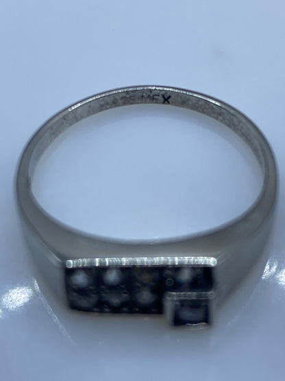 Anillo de Plata con Circonia Blanca — Solitario Minimalista — foto 5