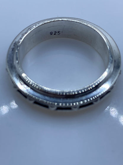 Anillo de Plata Circonia Rosa — Diseño Moderno Unisex — foto 5
