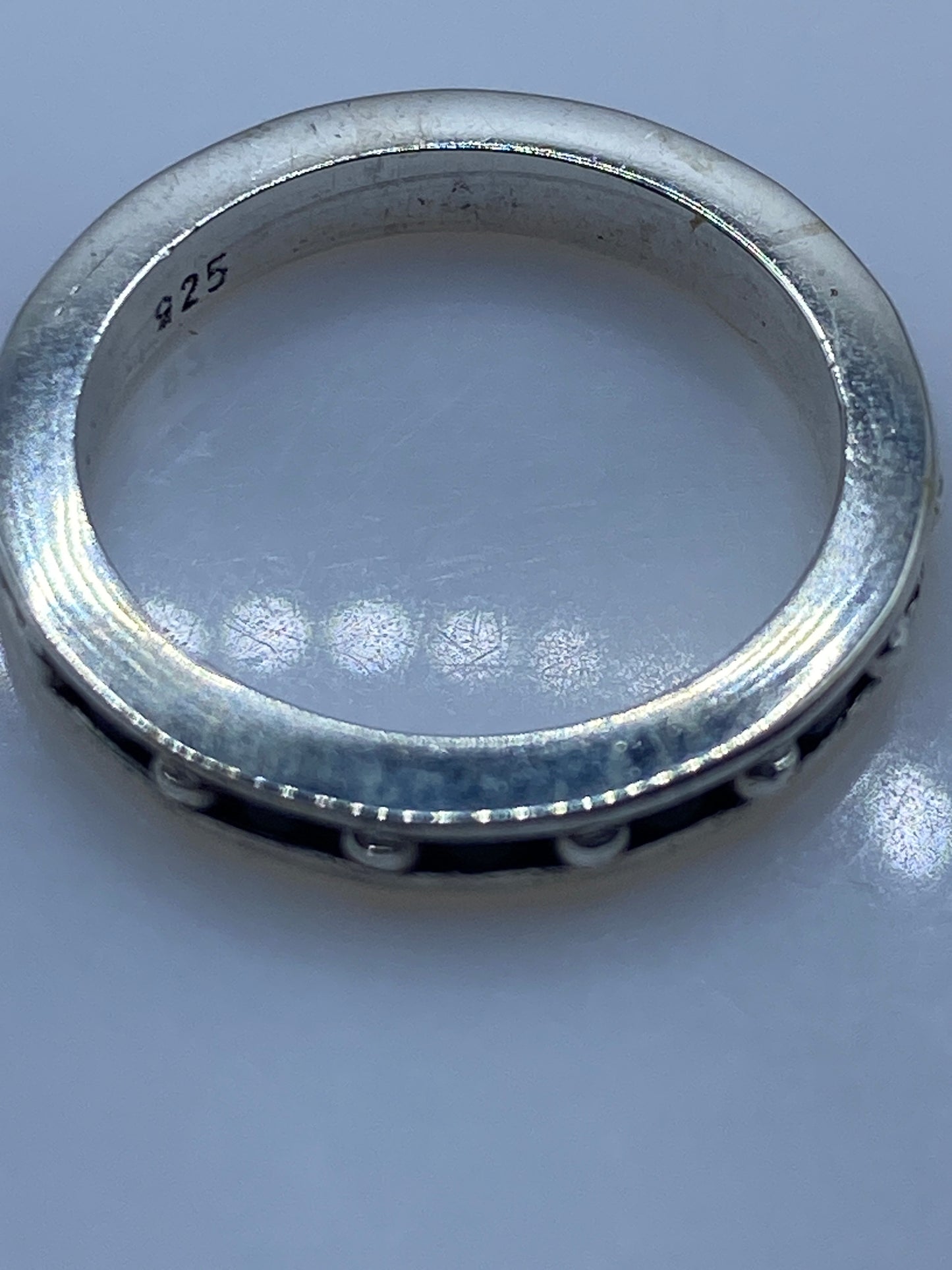 Anillo de Plata Circonia Negra Minimalista — Solitario .925 — foto 5