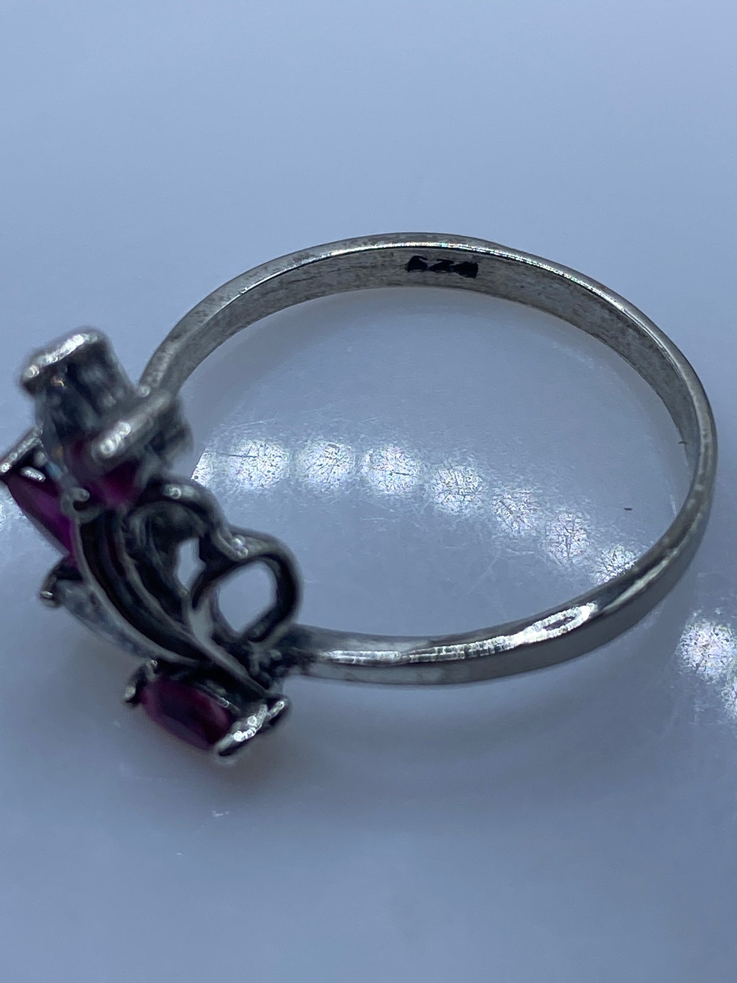 Anillo Plata Solitario Circonia Rosa — Elegancia Mínima — foto 5
