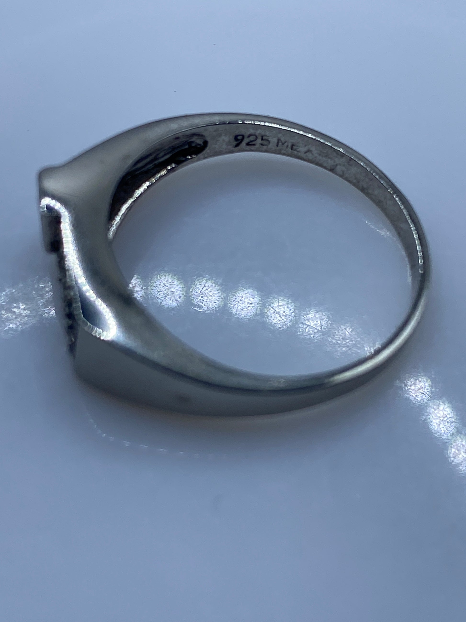Anillo de Plata Circonia Blanca Minimalista — Talla 6 — foto 5