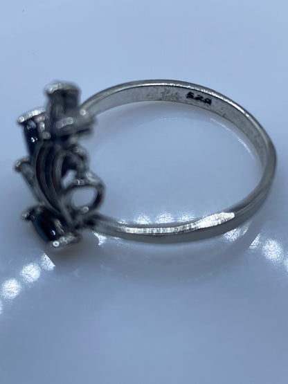 Anillo Plata Circonia Negra Solitario — Elegancia Minimalista — foto 5