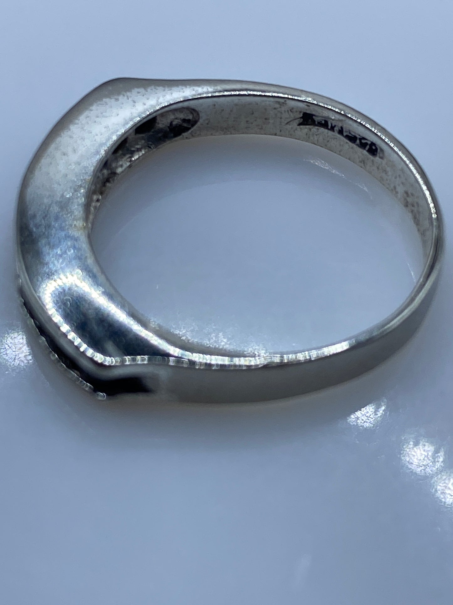 Anillo de Plata Solitario Circonia Negra — Minimalista — foto 5