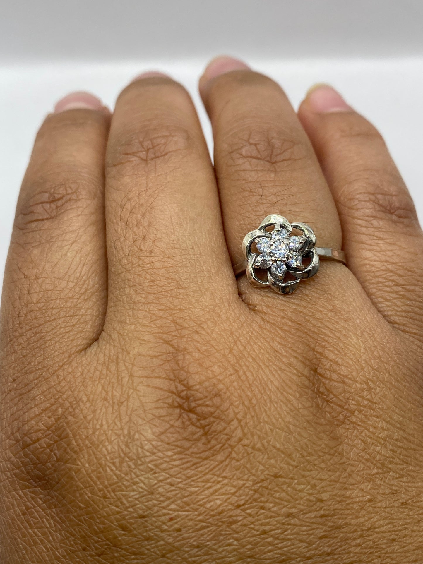 Anillo de plata Taxco marcado 925, vista interior del sello de autenticidad