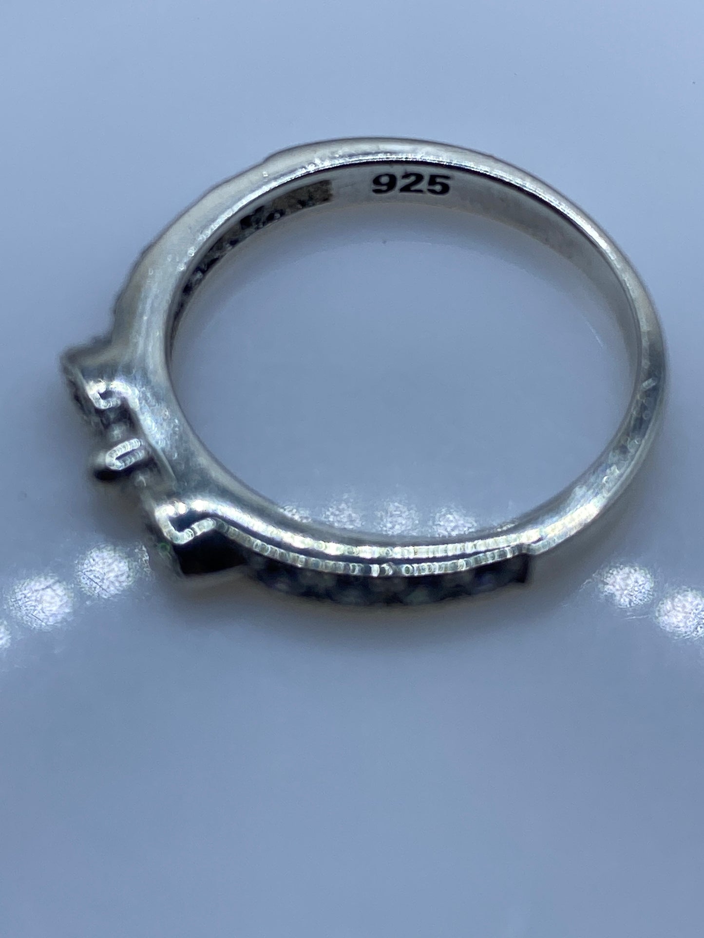 Anillo de Plata Solitario Circonia Blanca — Minimalista — foto 5