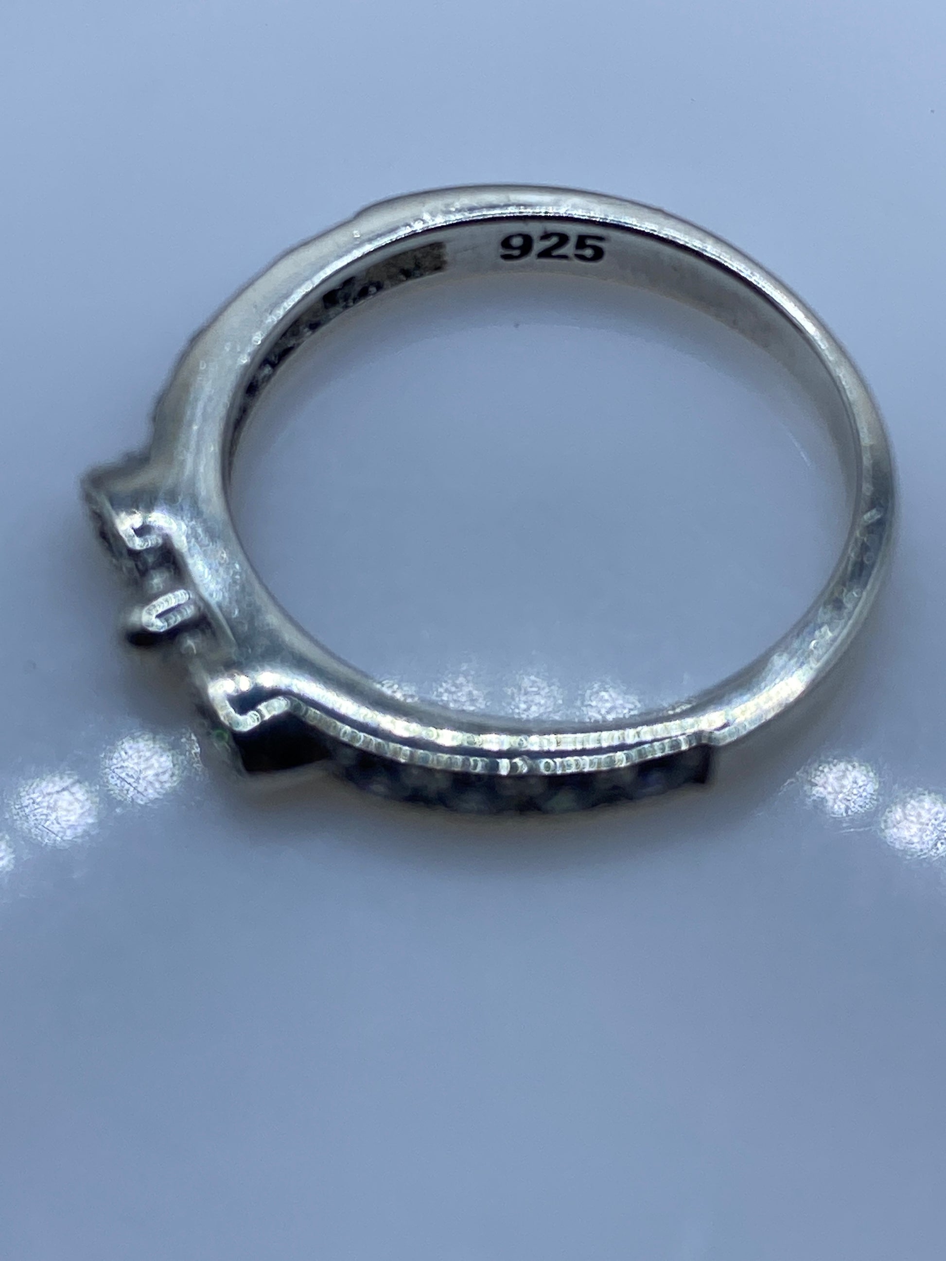 Anillo de Plata Solitario Circonia Blanca — Minimalista — foto 5