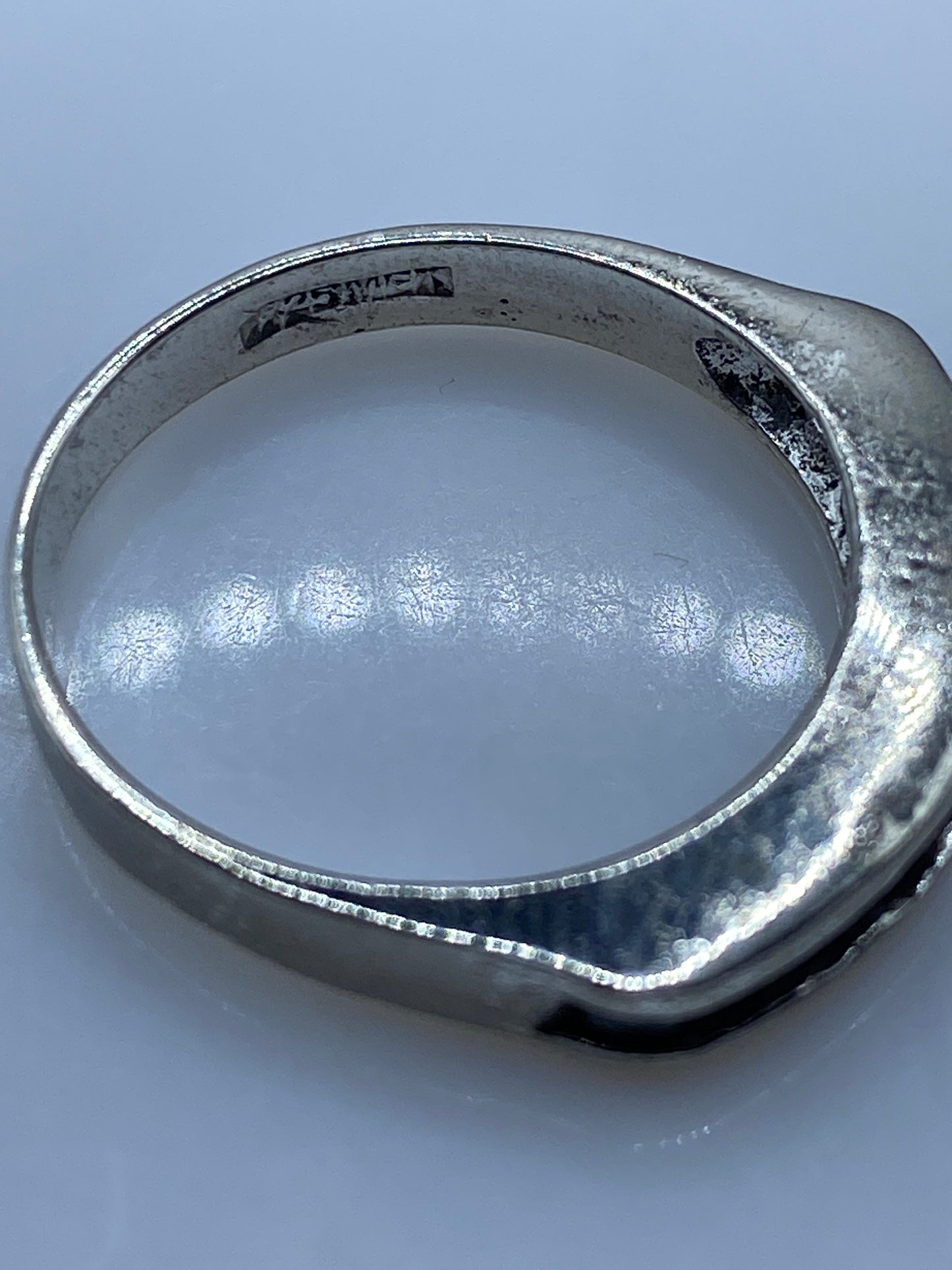 Anillo de Plata Circonia Negra — Solitario Minimalista — foto 5