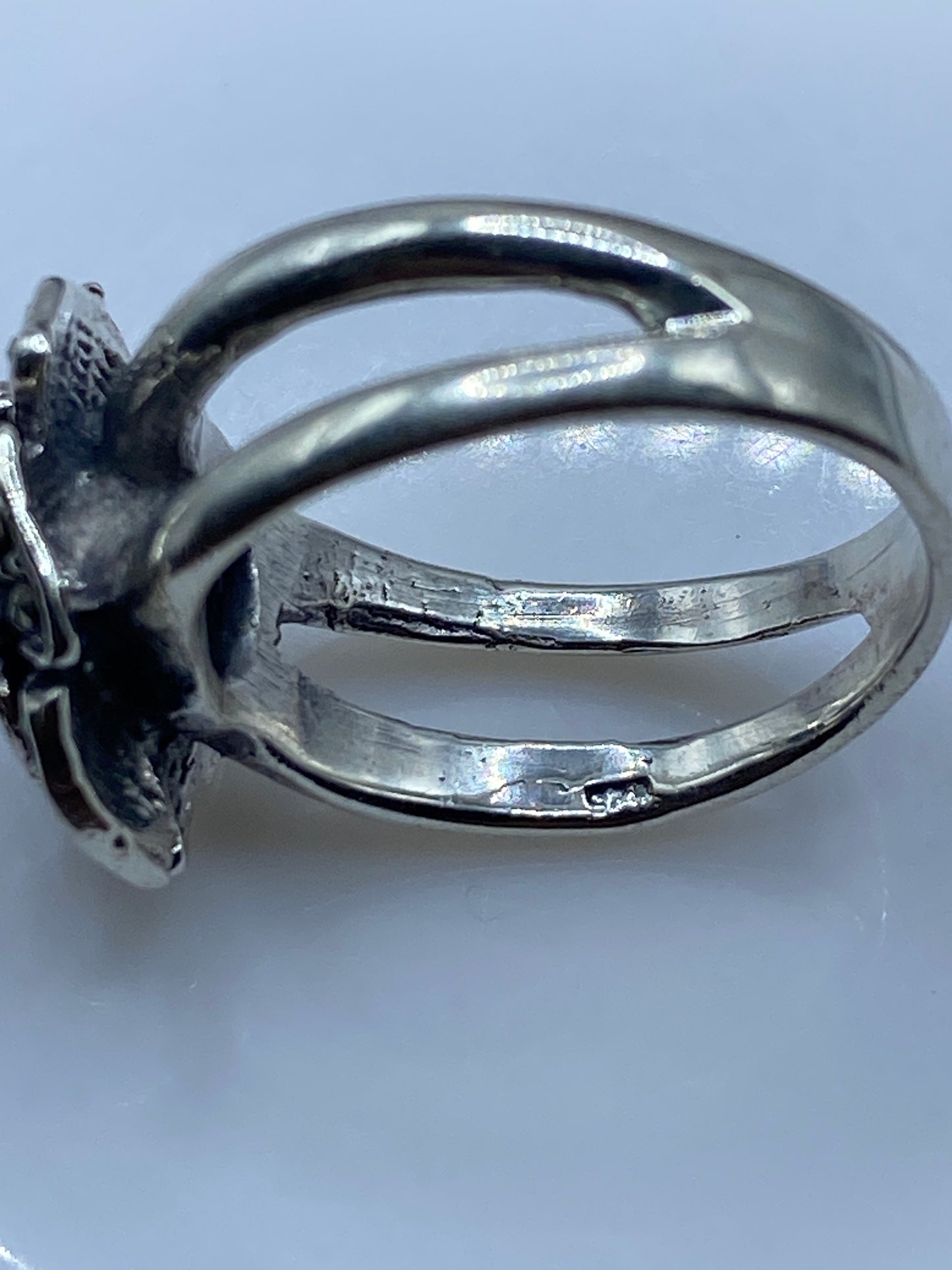 Anillo Floral de Plata .925 — Diseño Tridimensional Taxco — foto 5