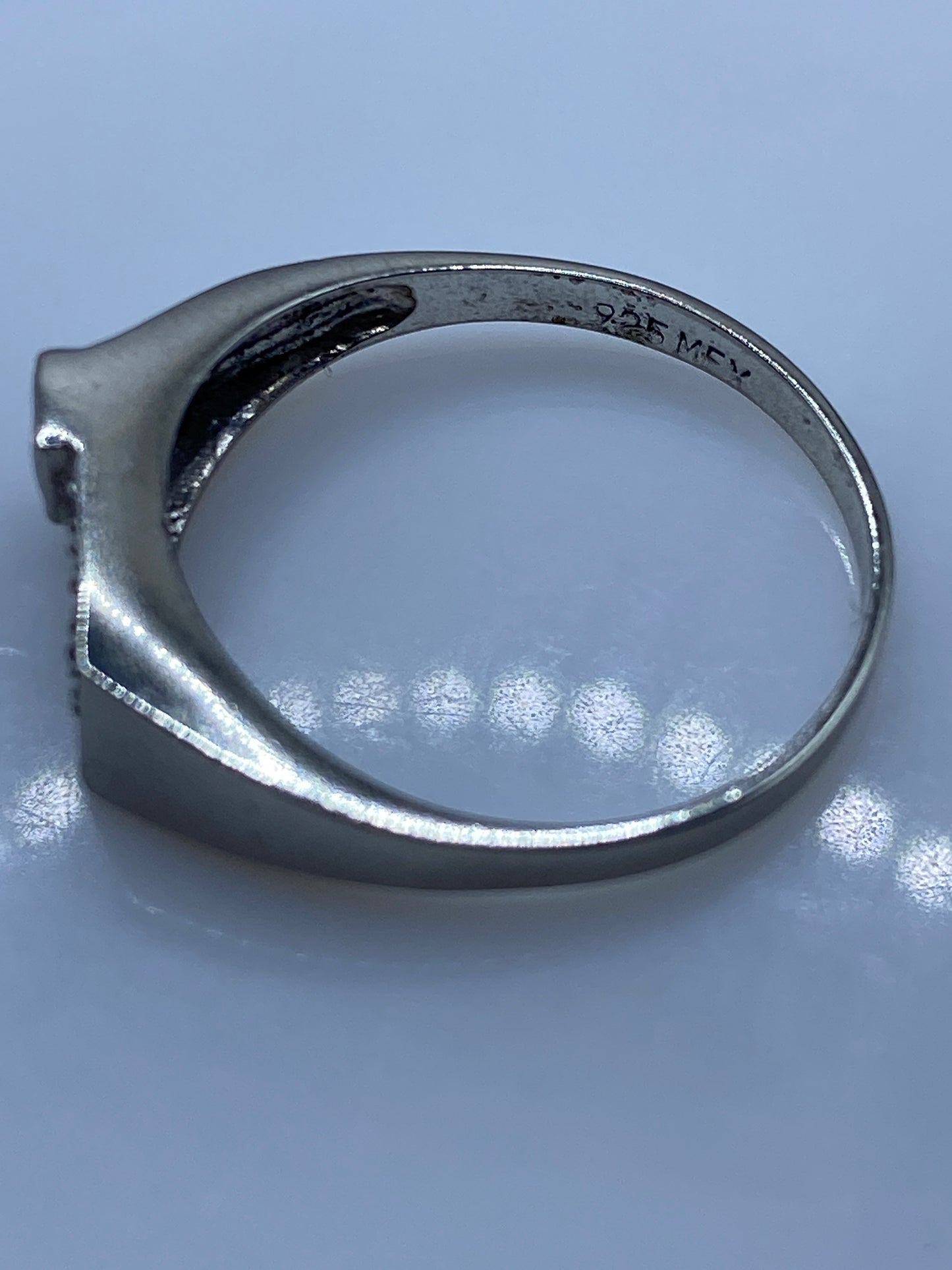 Anillo Solitario Plata Circonia Blanca — Minimalista — foto 5