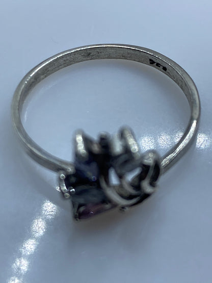 Anillo de Plata Circonias Multicolor — Delicado Solitarios — foto 6