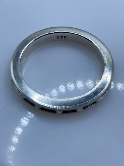 Anillo de Plata Eslabón Circonia Amarilla — Minimalista — foto 6