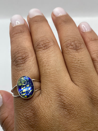 Reverso del anillo mostrando sello 950 MEXICO en plata pura