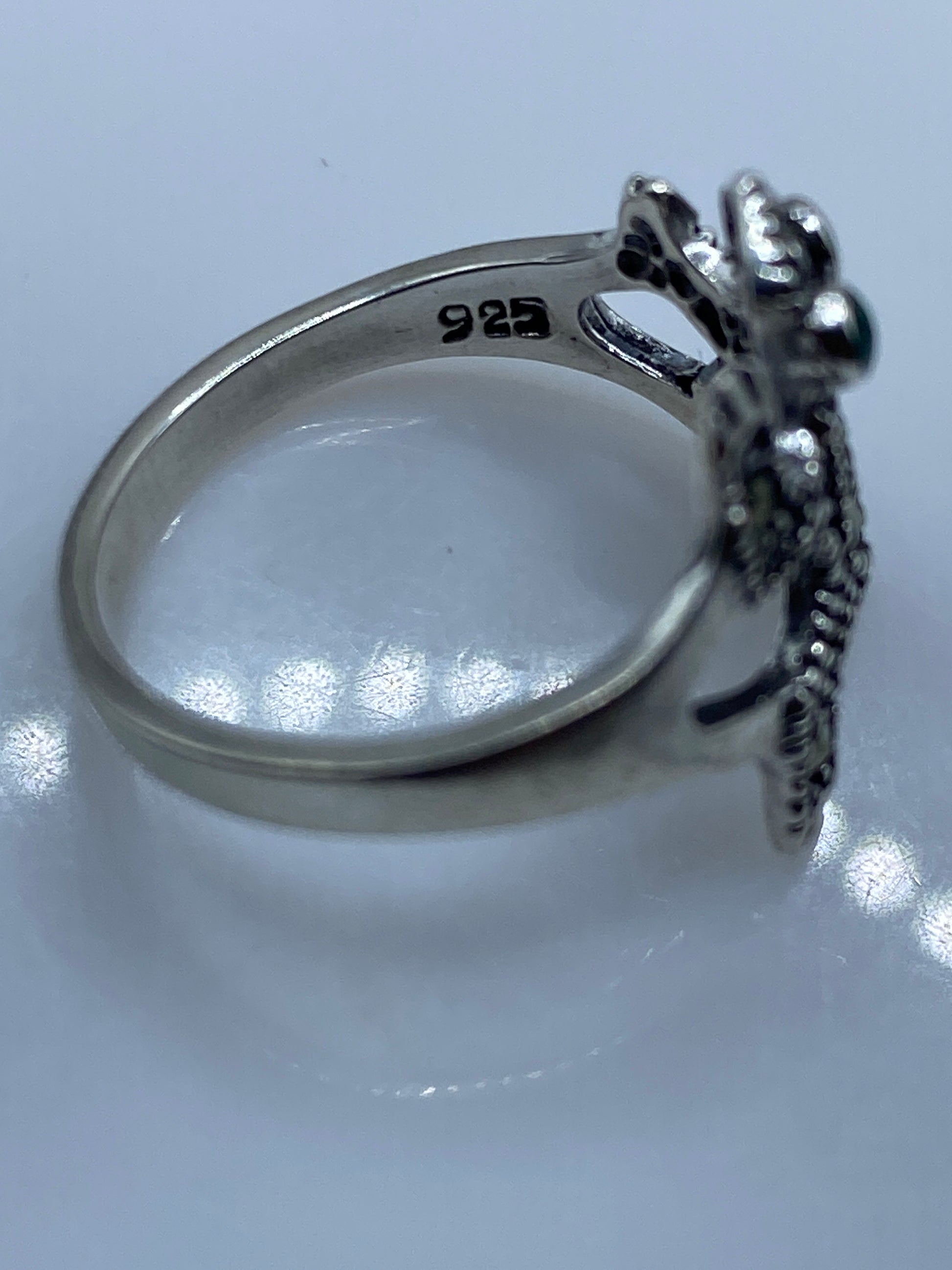 Anillo Malaquita Águila Prehispánica Plata .925 — foto 5