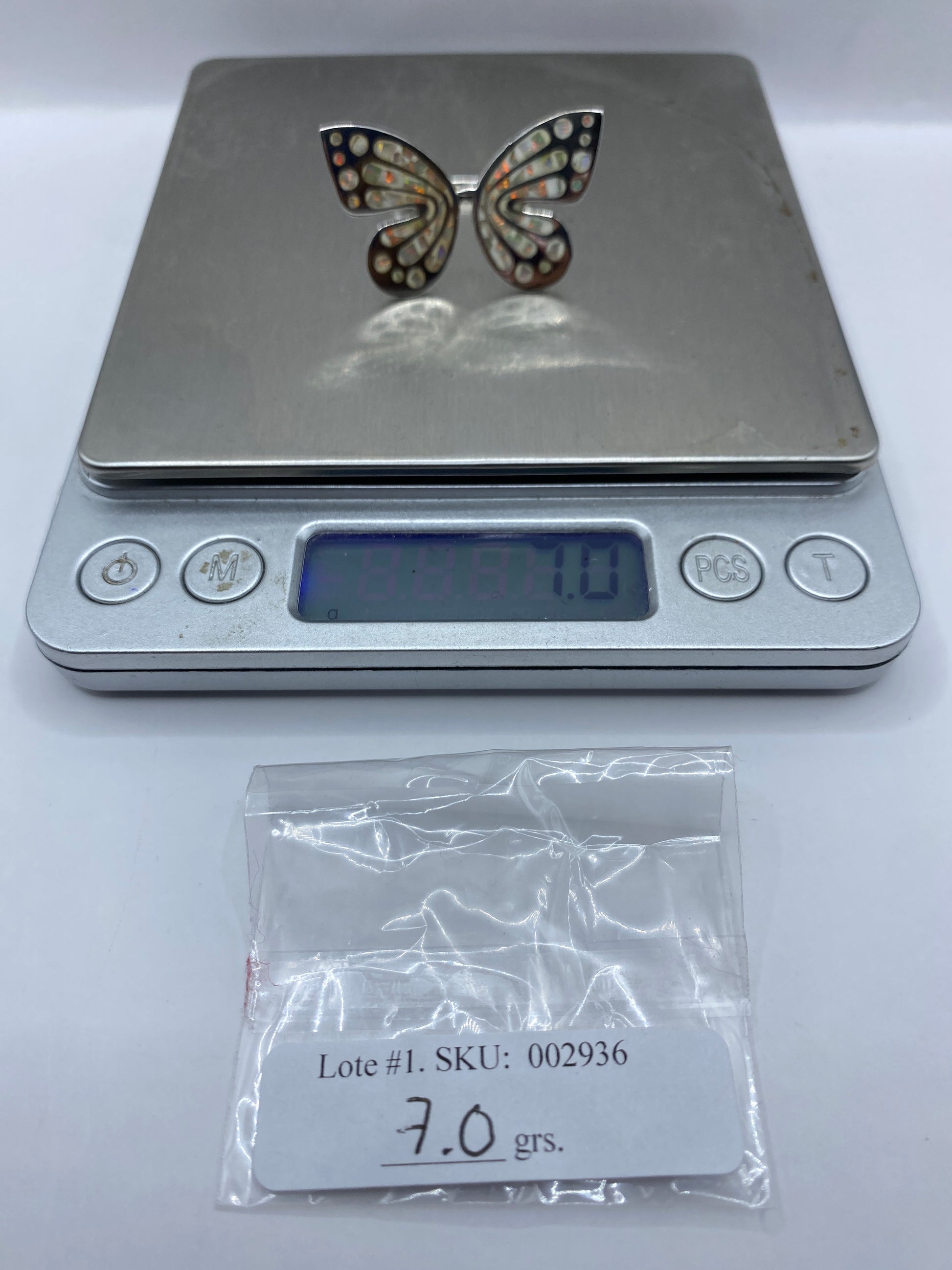 Anillo Opal de Fuego Plata .925 — Alas Únicos — foto 6