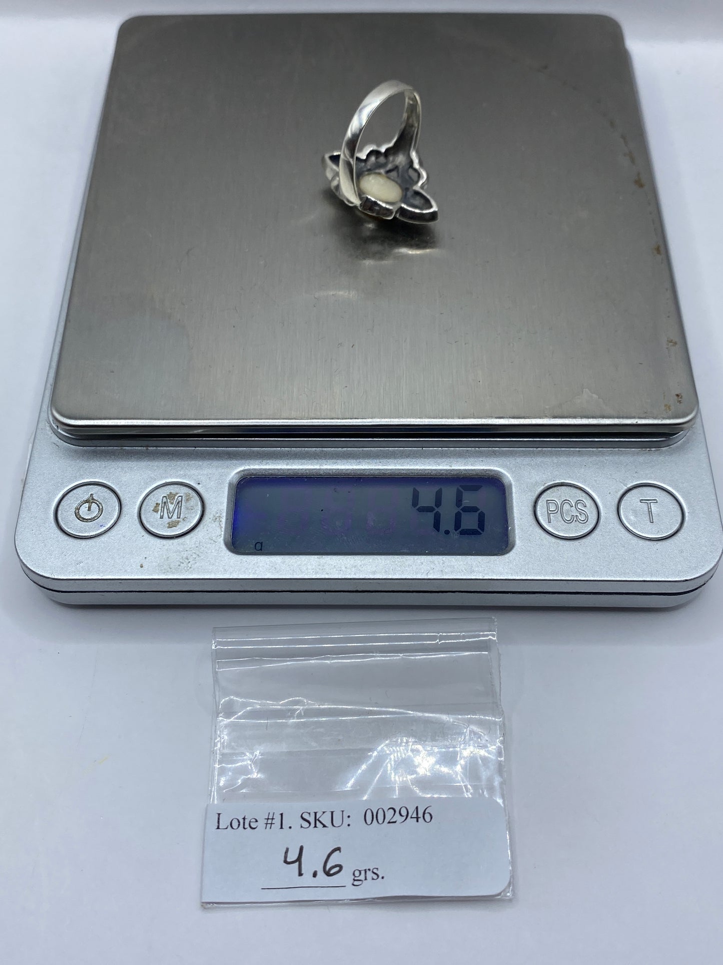Anillo de Plata Perla Natural Vintage — Ornamental Taxco — foto 6