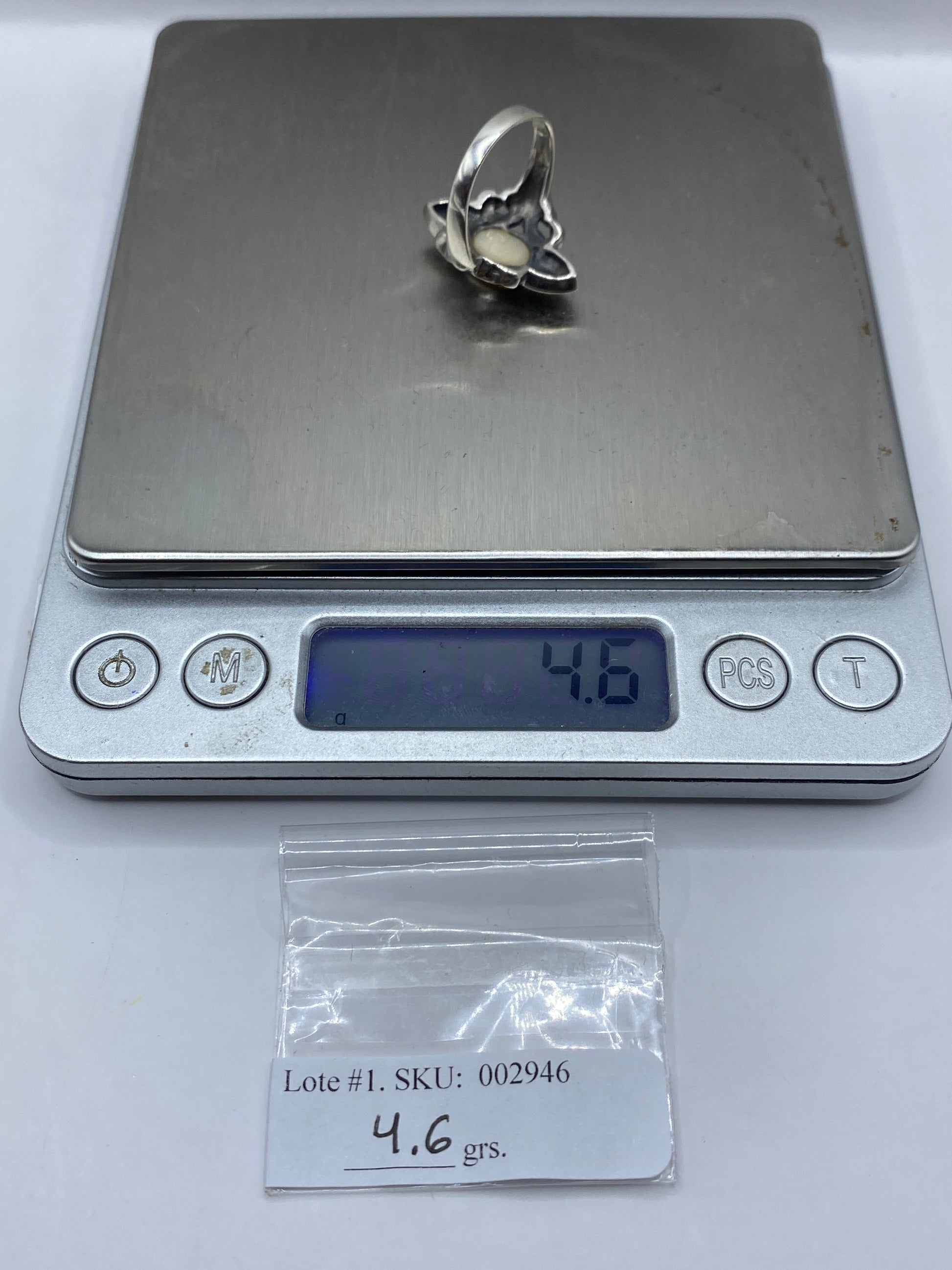 Anillo de Plata Perla Natural Vintage — Ornamental Taxco — foto 6