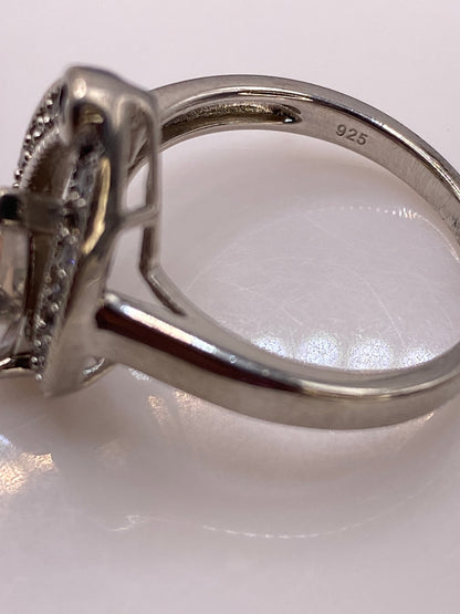 Anillo de Plata Circonia Multicolor Gota — Elegancia Solitario — foto 5
