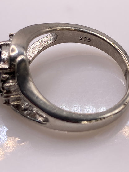 Anillo Solitario Plata Circonia Azul — Elegancia Taxco — foto 5
