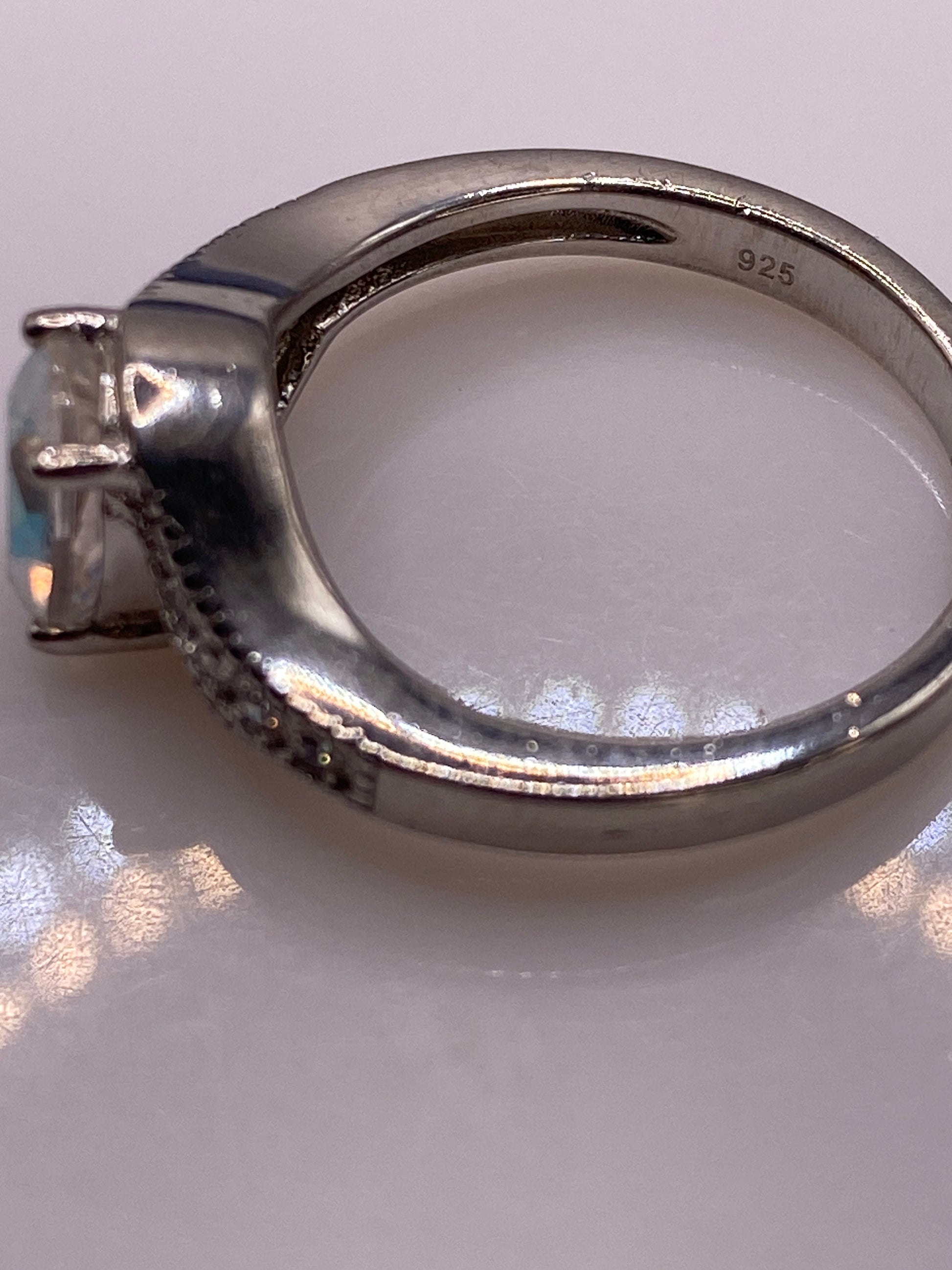Anillo de Plata Solitario Circonia AB — Elegancia Brillante — foto 5