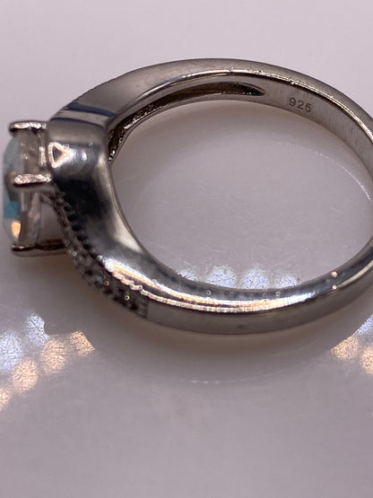 Anillo de Plata Solitario Circonia AB — Elegancia Brillante — foto 5
