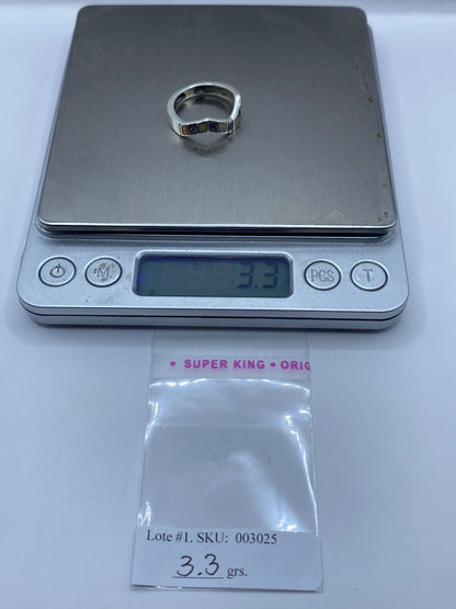 Anillo de Plata Ópalo de Fuego Geométrico — Moderno Taxco — foto 6