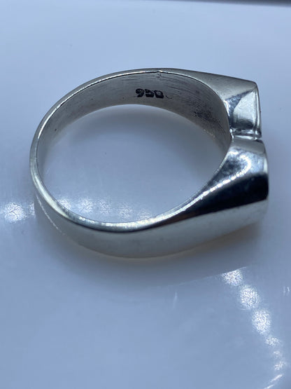 Anillo Ópalo de Fuego Plata .950 — Solitario Unisex — foto 5