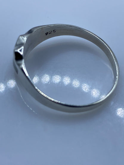 Anillo de Plata Ópalo de Fuego Minimalista — Diseño Único — foto 5