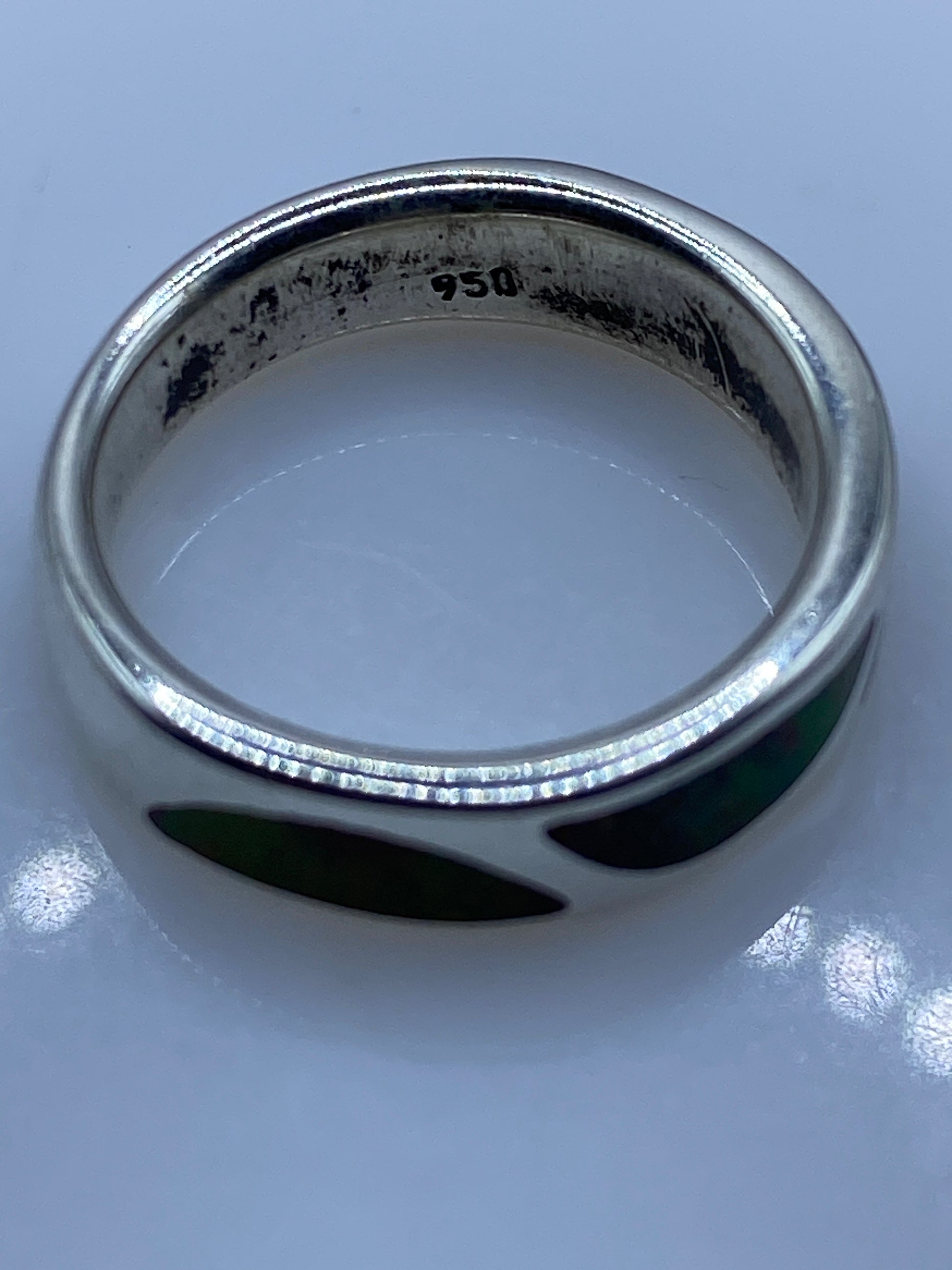 Anillo de Plata Ópalo de Fuego Multicolor — Talla 4 — foto 5