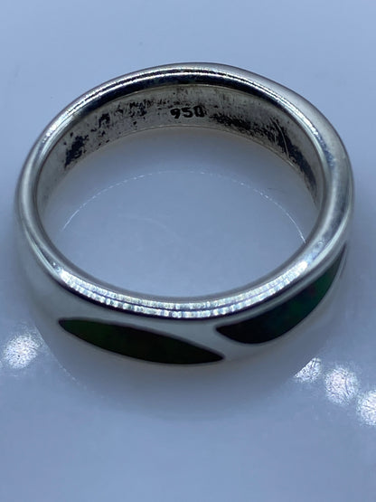 Anillo de Plata Ópalo de Fuego Multicolor — Talla 4 — foto 5