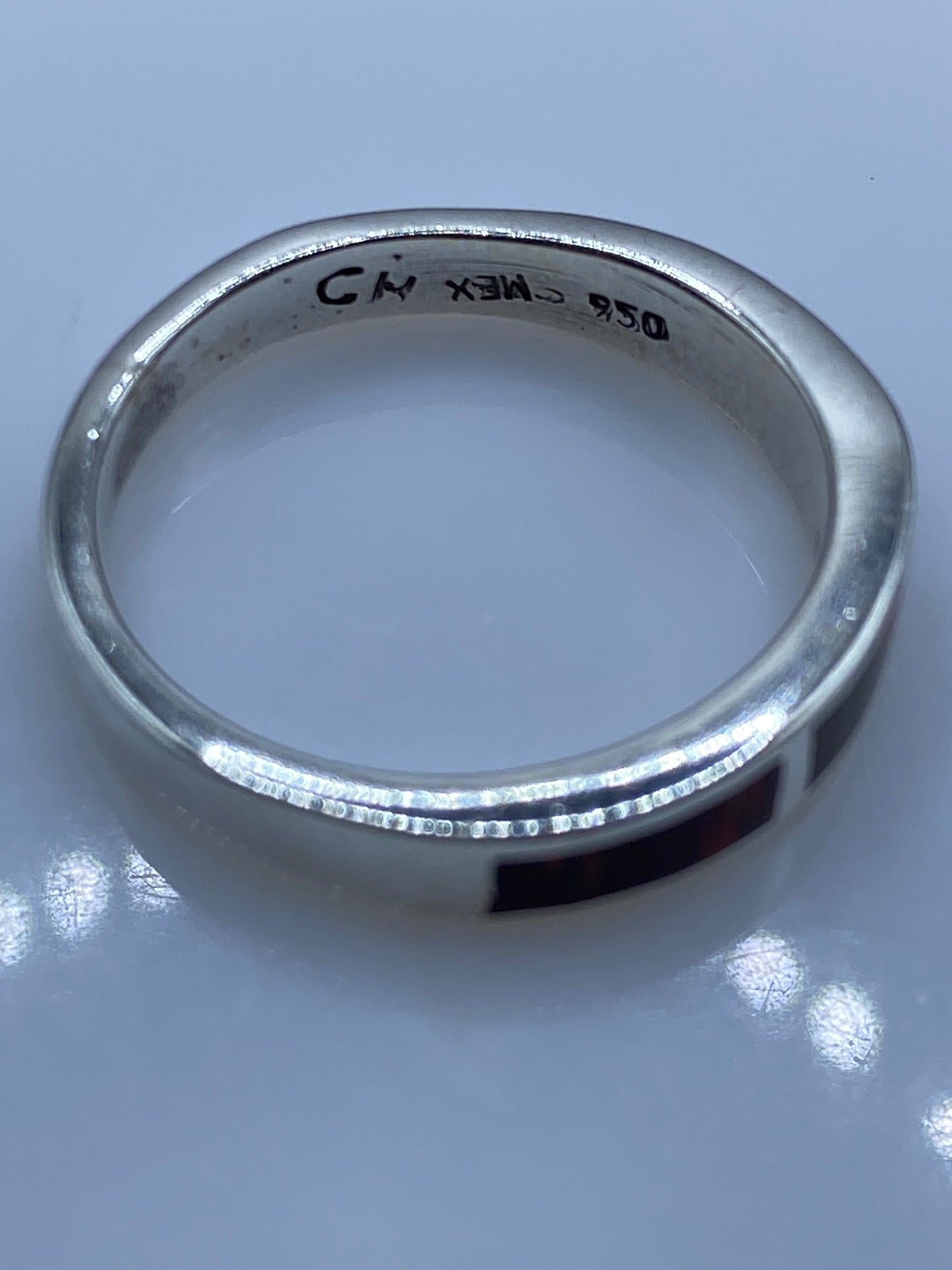 Anillo de Plata Ópalo de Fuego Multicolor — Talla 8 — foto 5