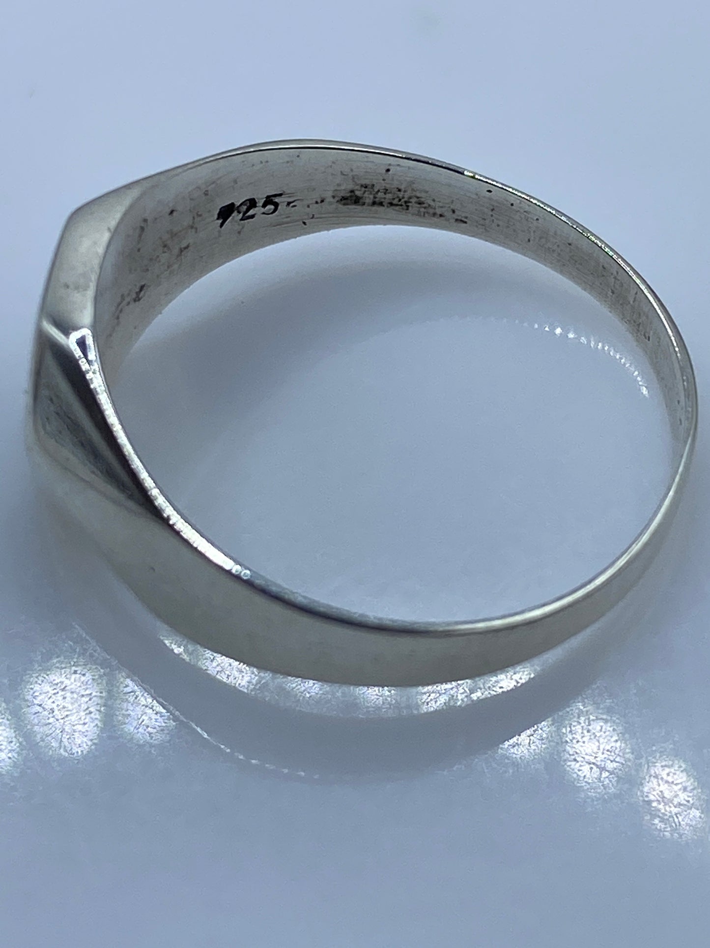 Anillo Solitario Ópalo de Fuego Verde — Plata .925 Taxco — foto 5