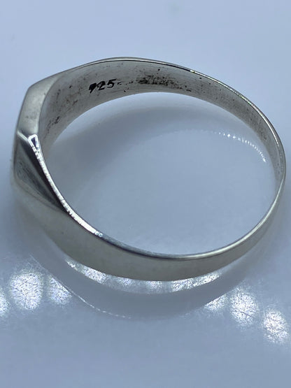 Anillo Solitario Ópalo de Fuego Verde — Plata .925 Taxco — foto 5