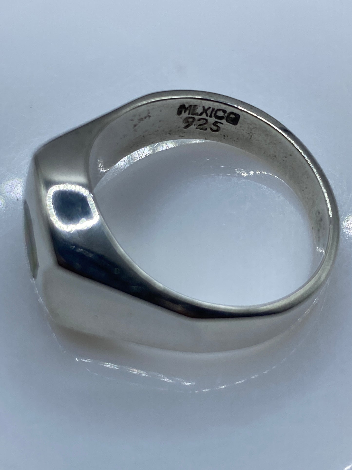 Anillo de Plata Ópalo de Fuego Escultural — Para Él — foto 5