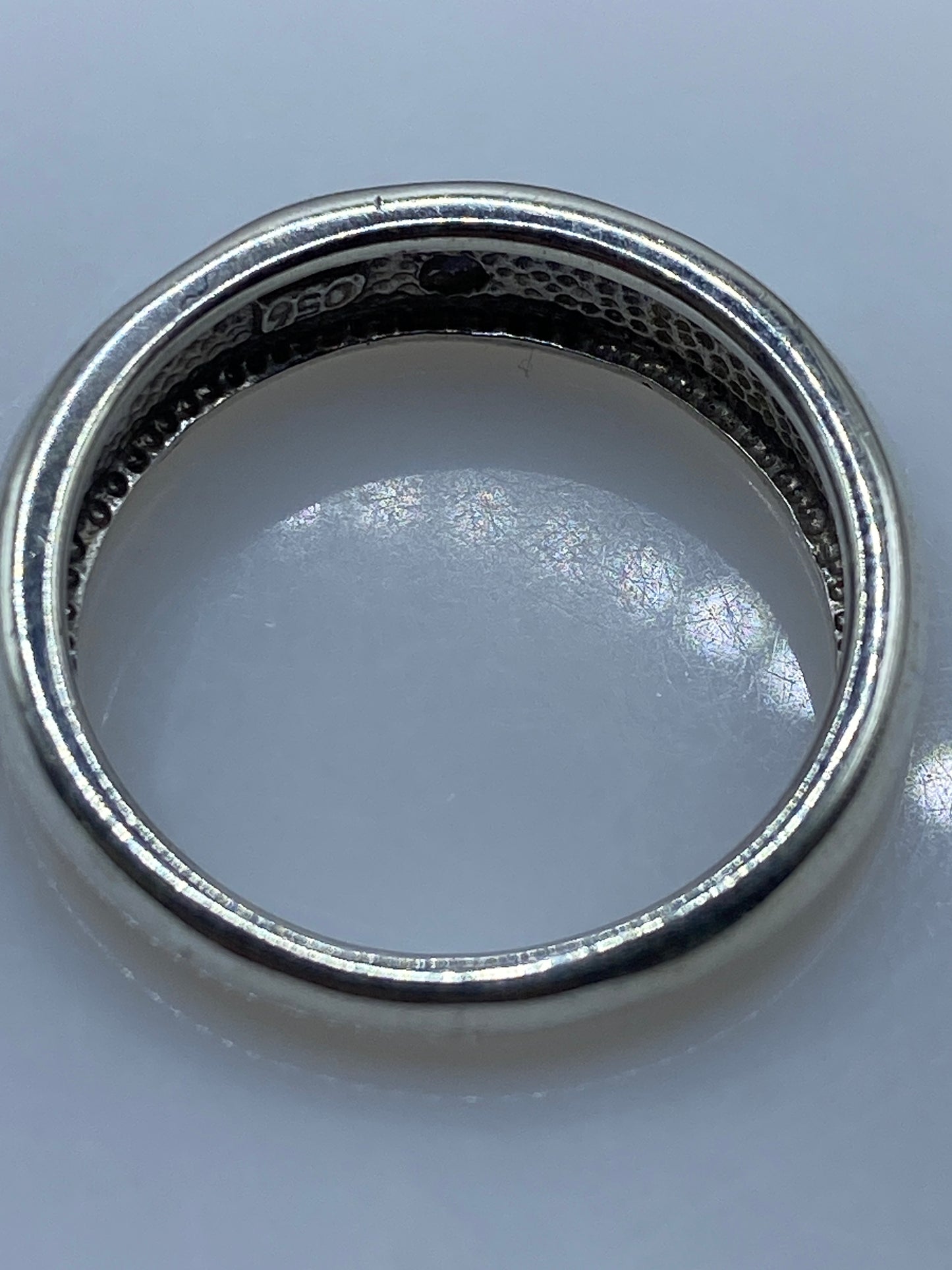 Anillo de Plata Ópalo de Fuego Multicolor — Diseño Étnico — foto 5