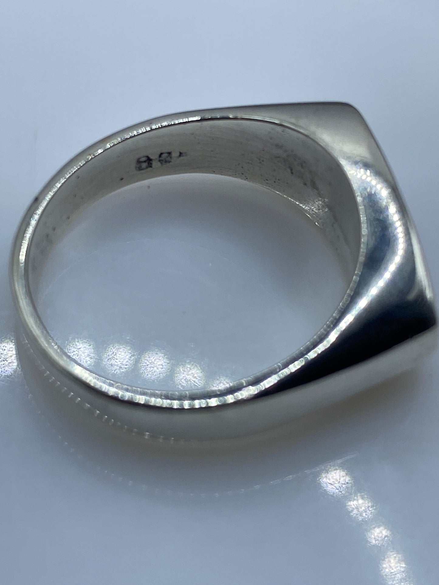 Anillo de Plata Ópalo de Fuego Rosa — Diseño Artesanal — foto 5