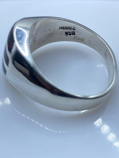 Anillo Ópalo de Fuego Plata .950 — Solitario Multicolor — foto 5