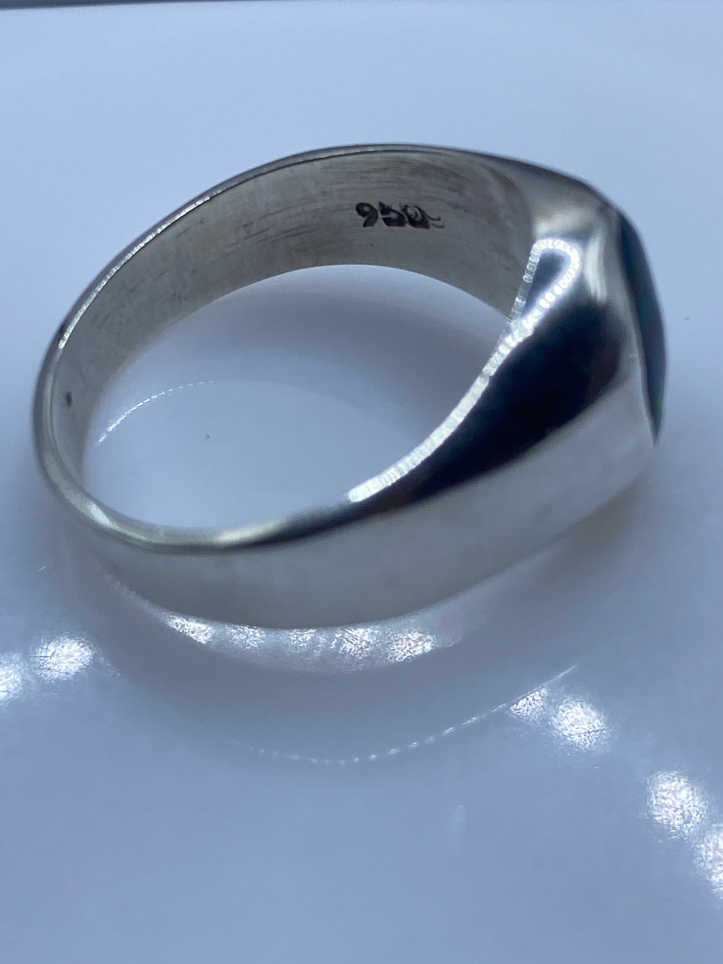 Anillo Solitario Ópalo de Fuego en Plata .925 — foto 5