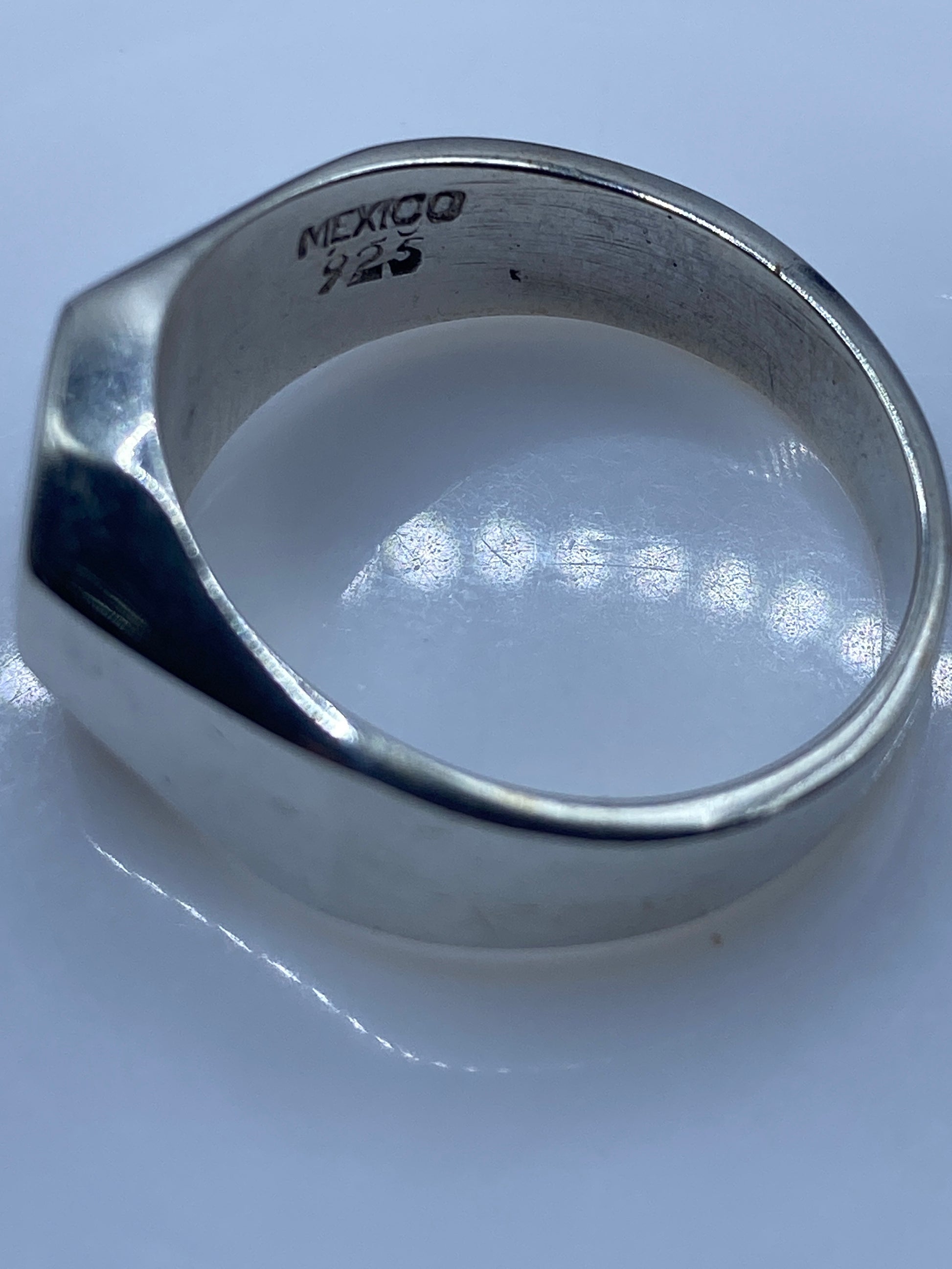 Anillo Plata Ópalo de Fuego — Solitario Unisex Taxco — foto 5