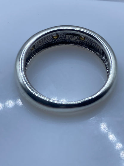 Anillo de Plata Ópalo de Fuego Azul — Minimalista Taxco .950 — foto 5