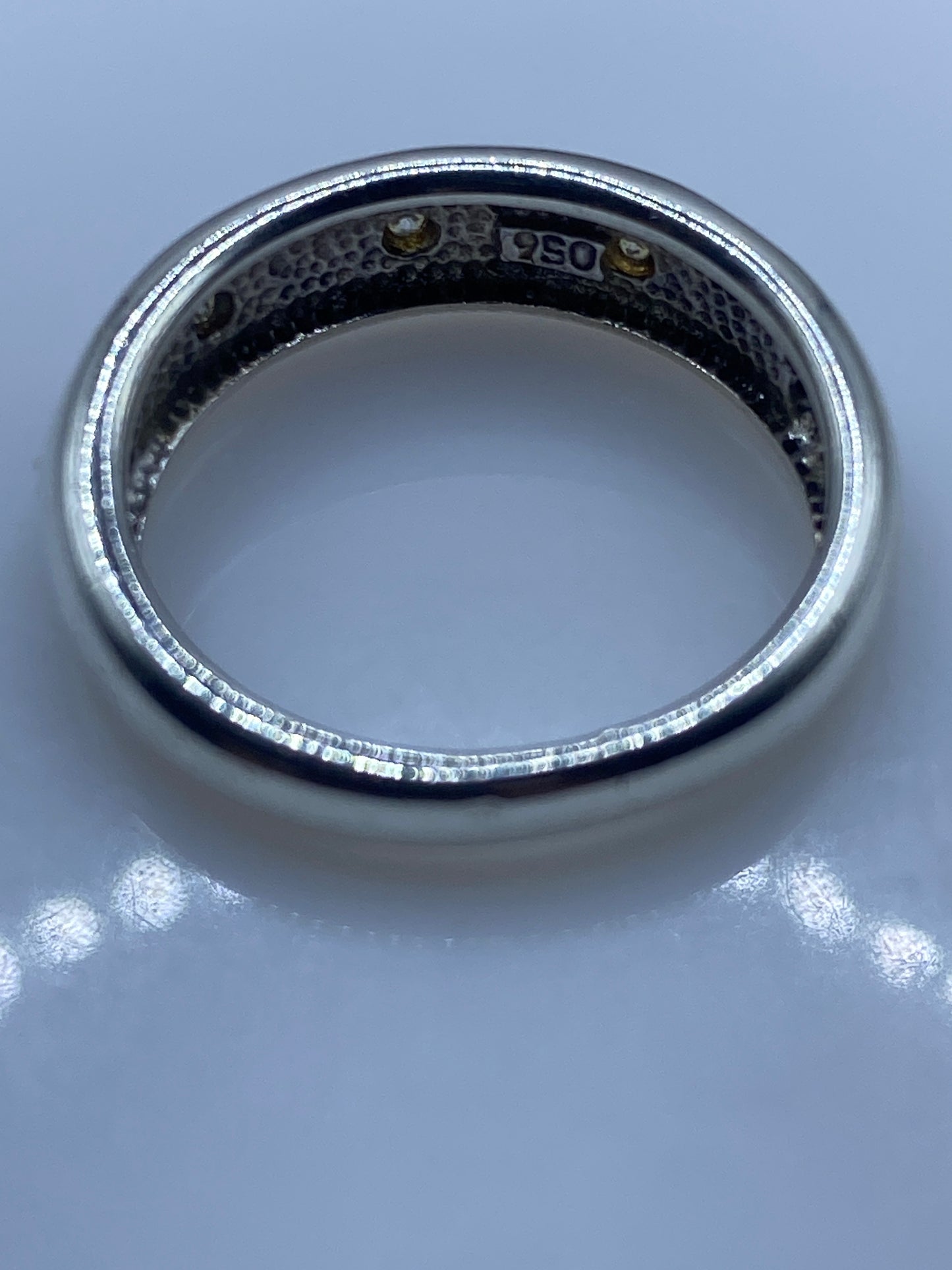 Anillo Plata .950 Ópalo de Fuego Multicolor — Diseño Artesanal — foto 5