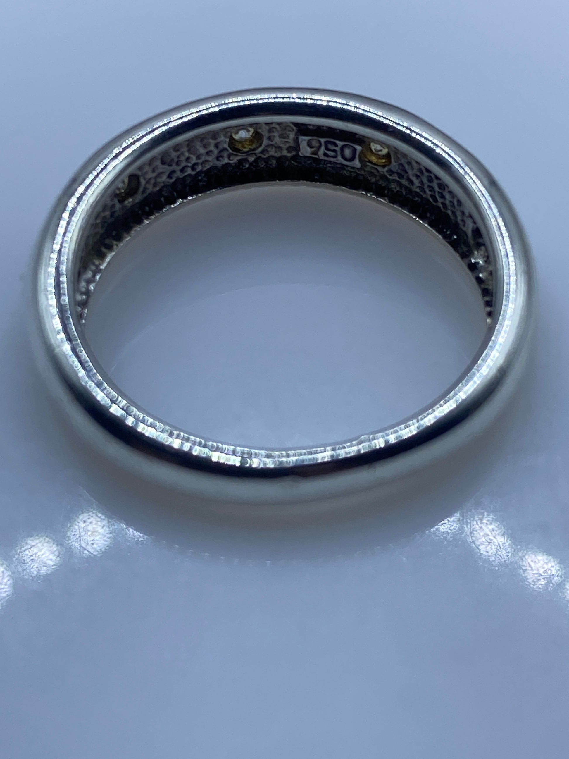 Anillo Plata .950 Ópalo de Fuego Multicolor — Diseño Artesanal — foto 5