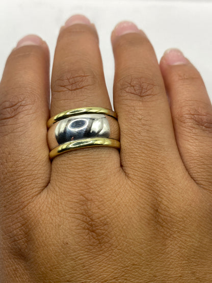 Sello interior 925 MEXICO en anillo de plata con peso 11.5 gramos