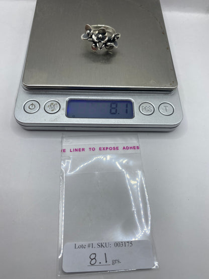 Anillo de Plata Flores Escultóricas — Diseño Artesanal Taxco — foto 6
