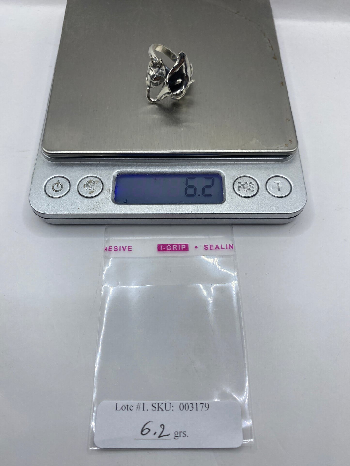 Anillo de Plata Ajustable Étnico — Diseño Escultural Taxco — foto 6