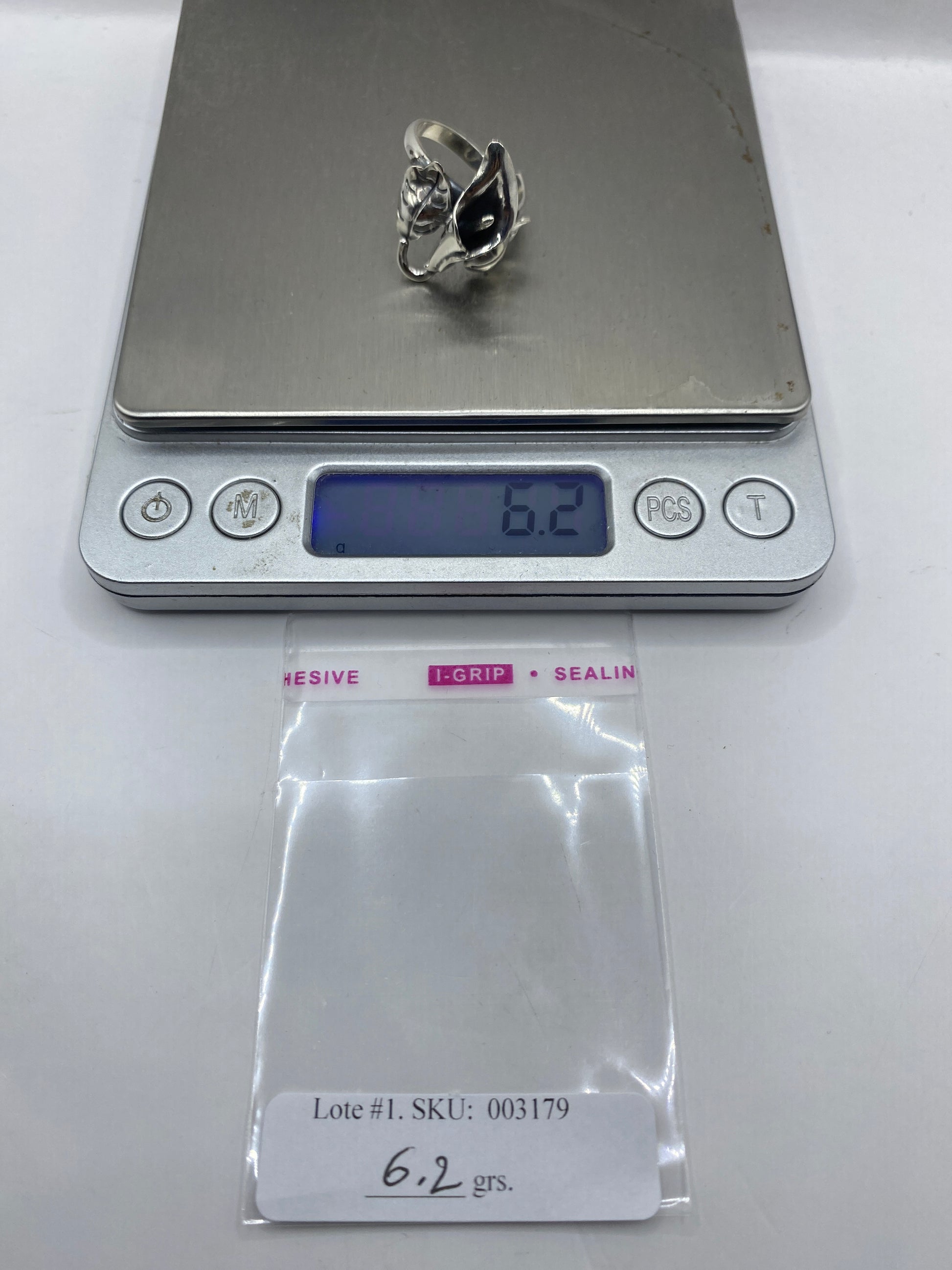 Anillo de Plata Ajustable Étnico — Diseño Escultural Taxco — foto 6
