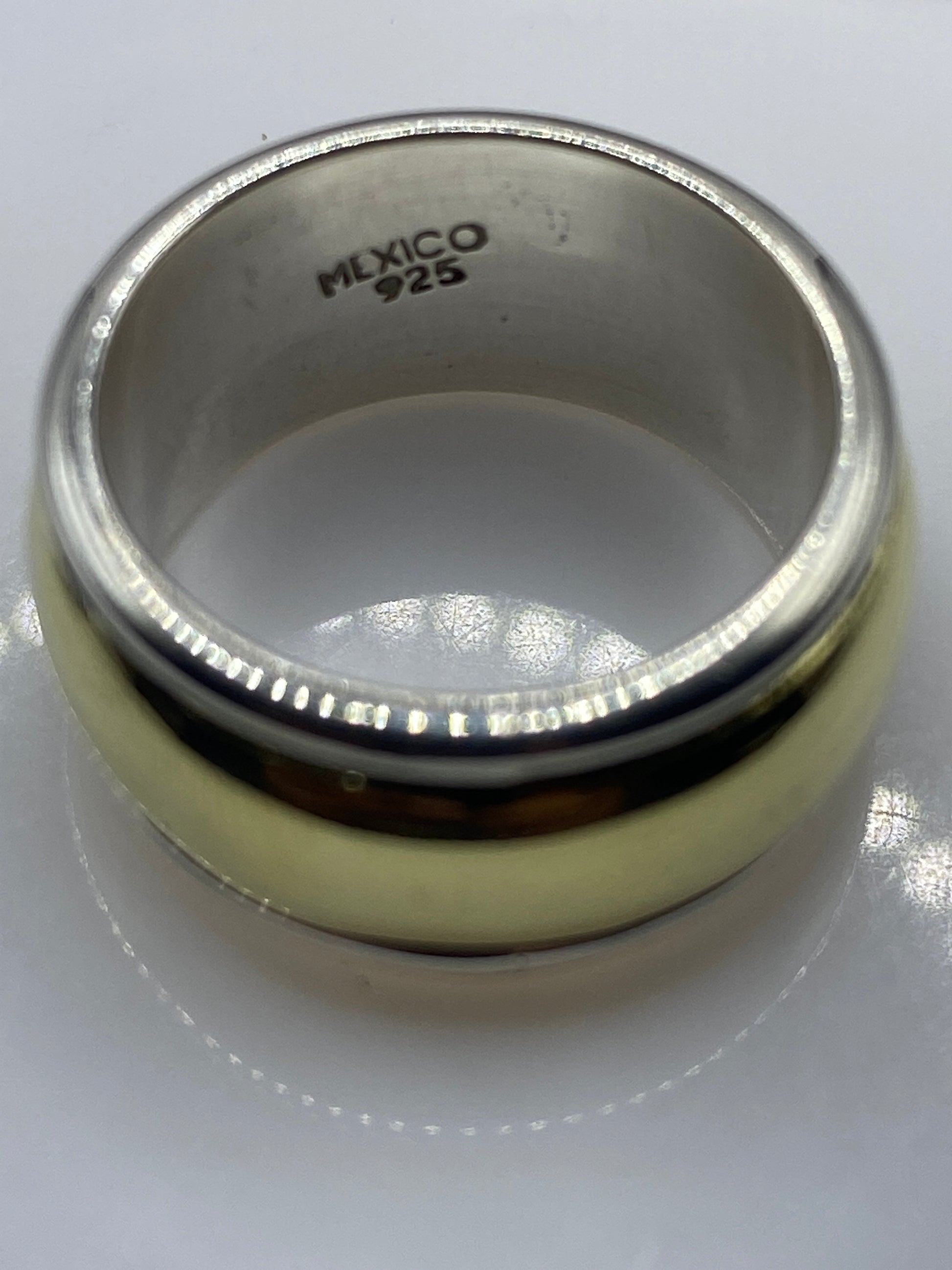 Anillo de Plata Banda Pulida Hombre — Minimalista Taxco — foto 5