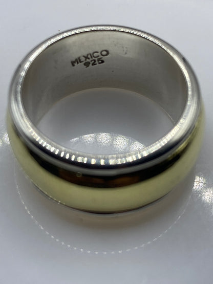Anillo de Plata Banda Pulida Hombre — Minimalista Taxco — foto 5