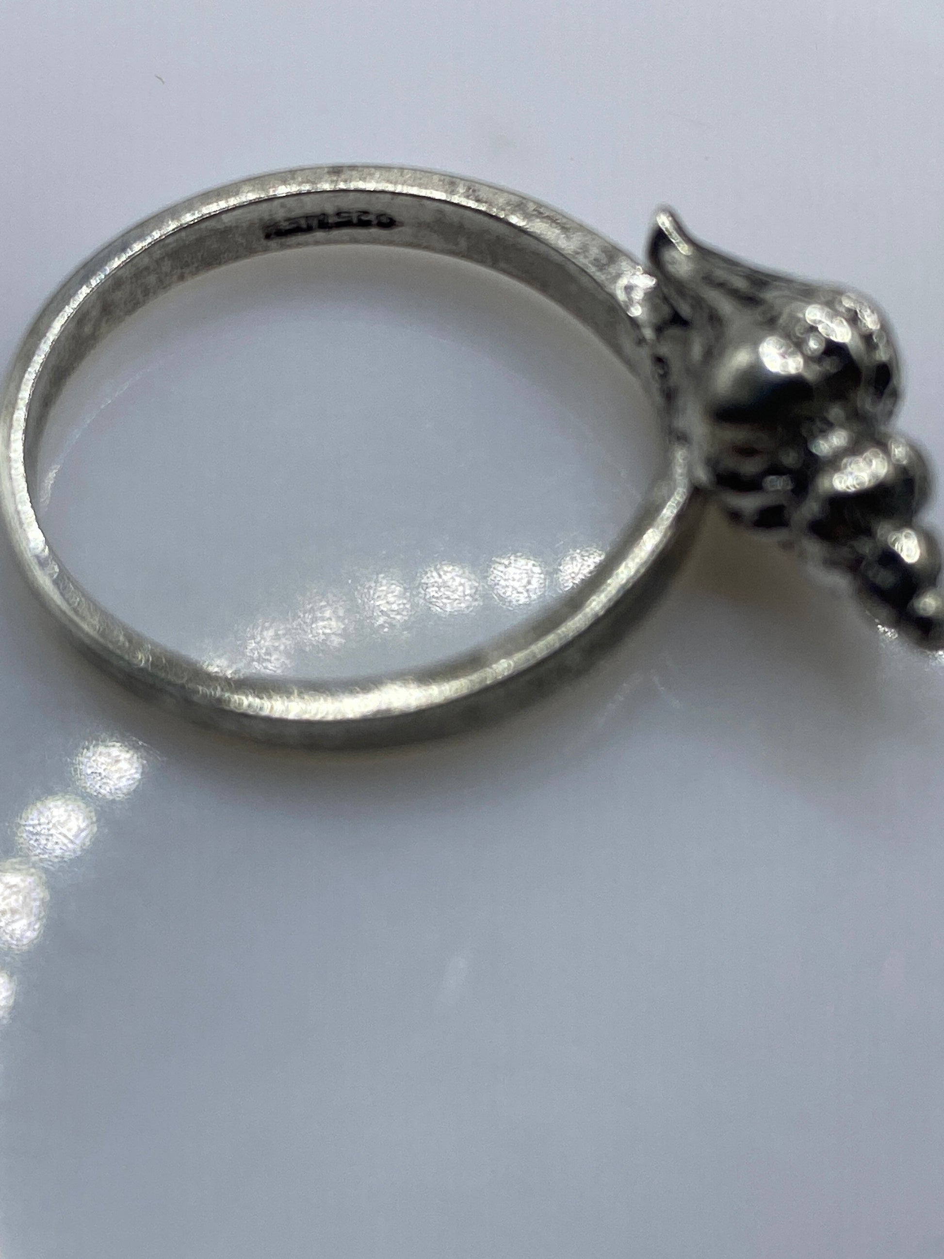Anillo Concha de Plata .925 Artesanal — Diseño Marino — foto 6